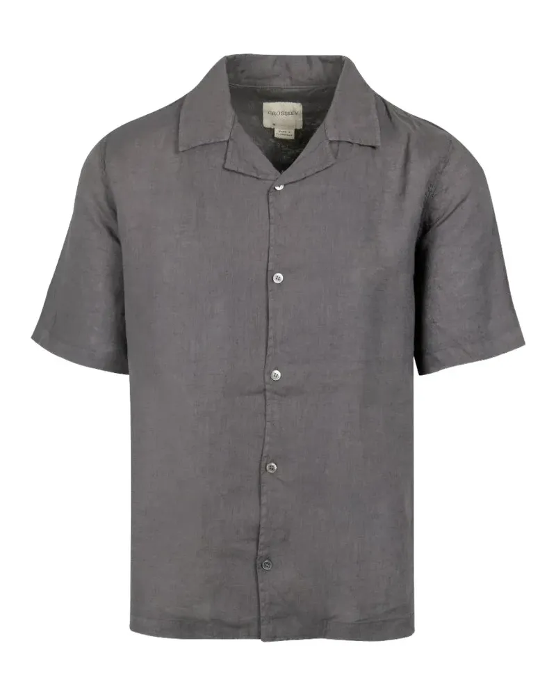 CROSSLEY camp-collar short-sleeve shirt - Braun Braun