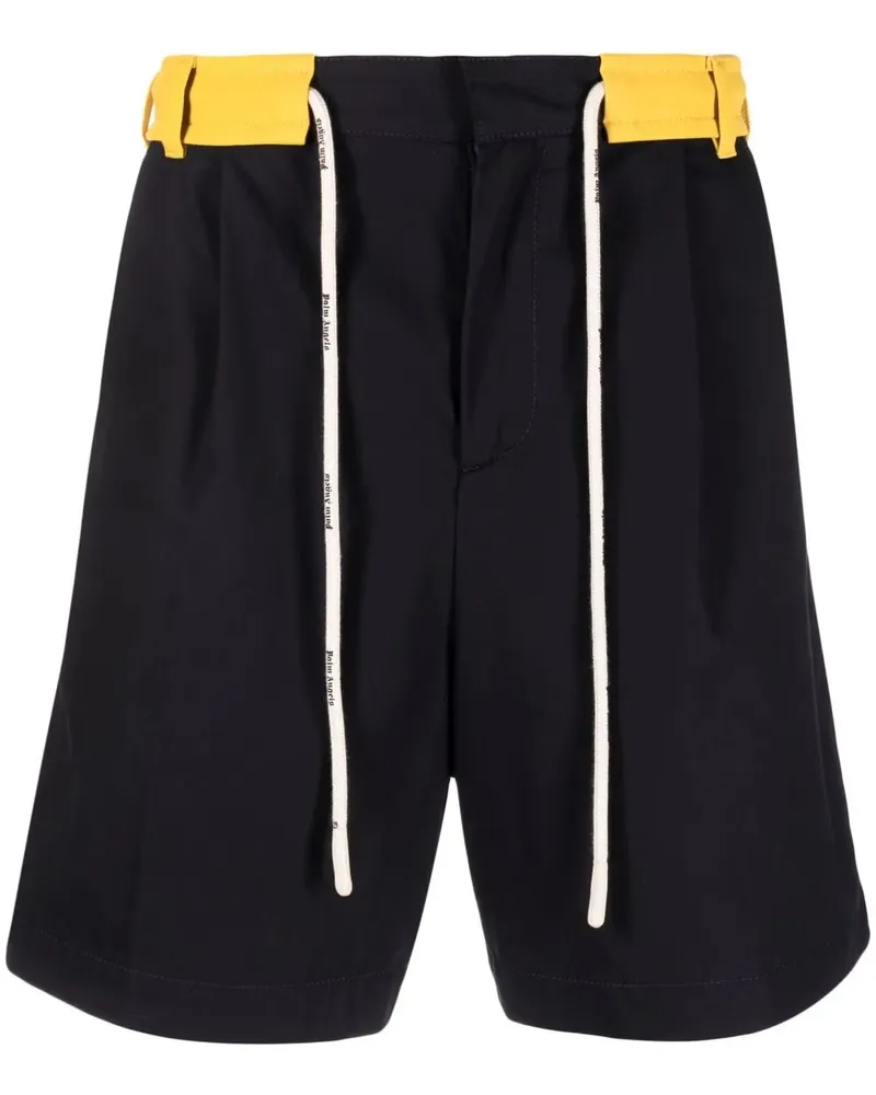 Palm Angels Shorts mit Kordelzug - Blau Blau