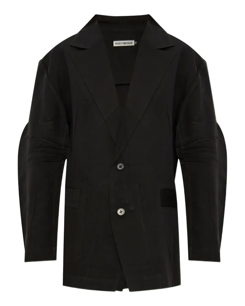 Issey Miyake Sakko im Oversized-Design - Schwarz Schwarz