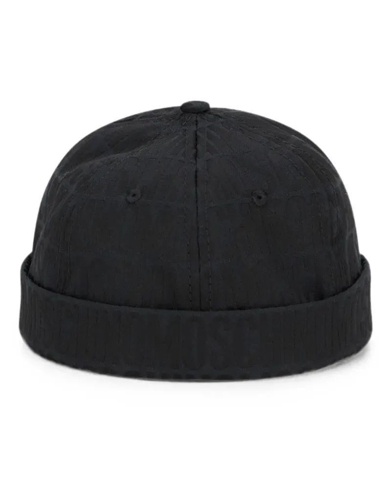 Moschino logo-jacquard beanie hat - Schwarz Schwarz