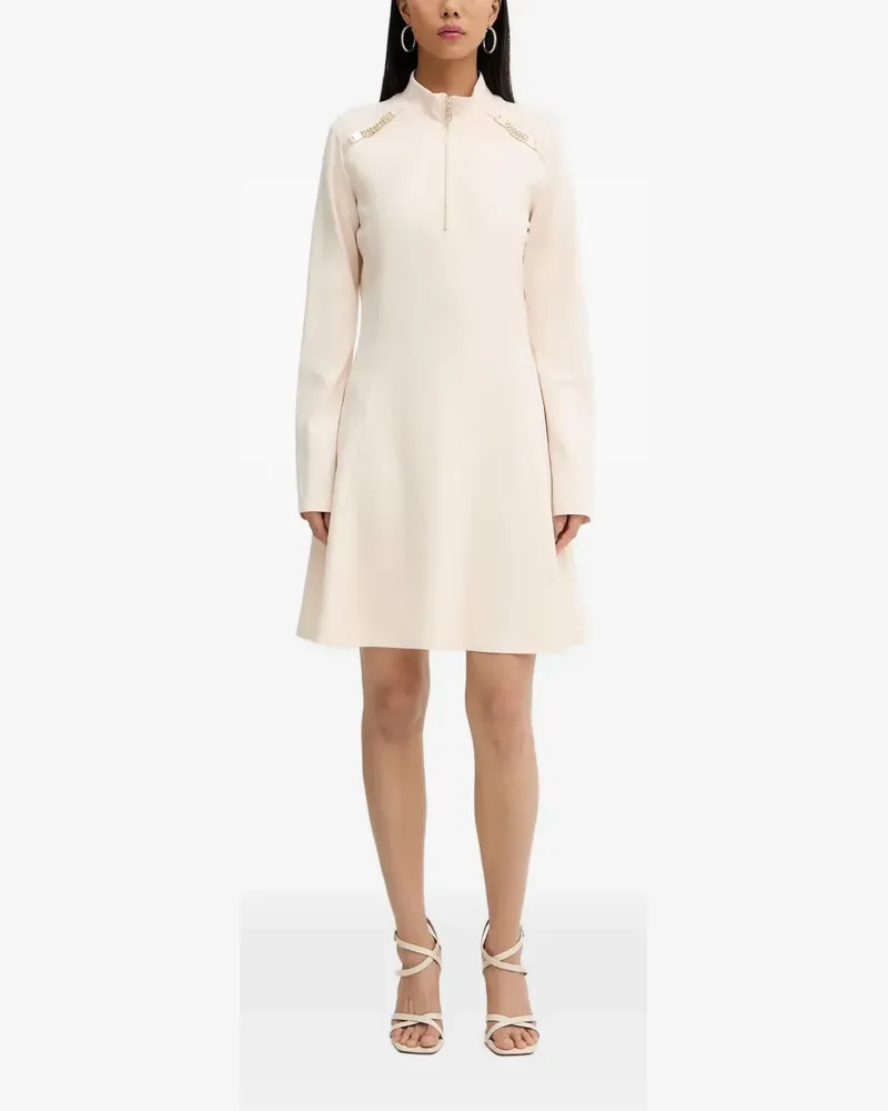 Liu Jo Milano chain detail mini dress - Nude Nude