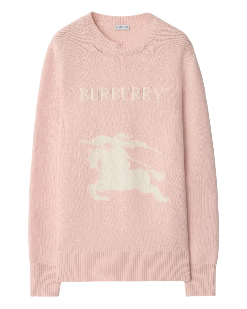 Burberry EKD Pullover mit rundem Ausschnitt - Rosa Rosa