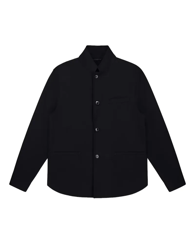 Armani Exchange button-fastening shirt jacket - Schwarz Schwarz