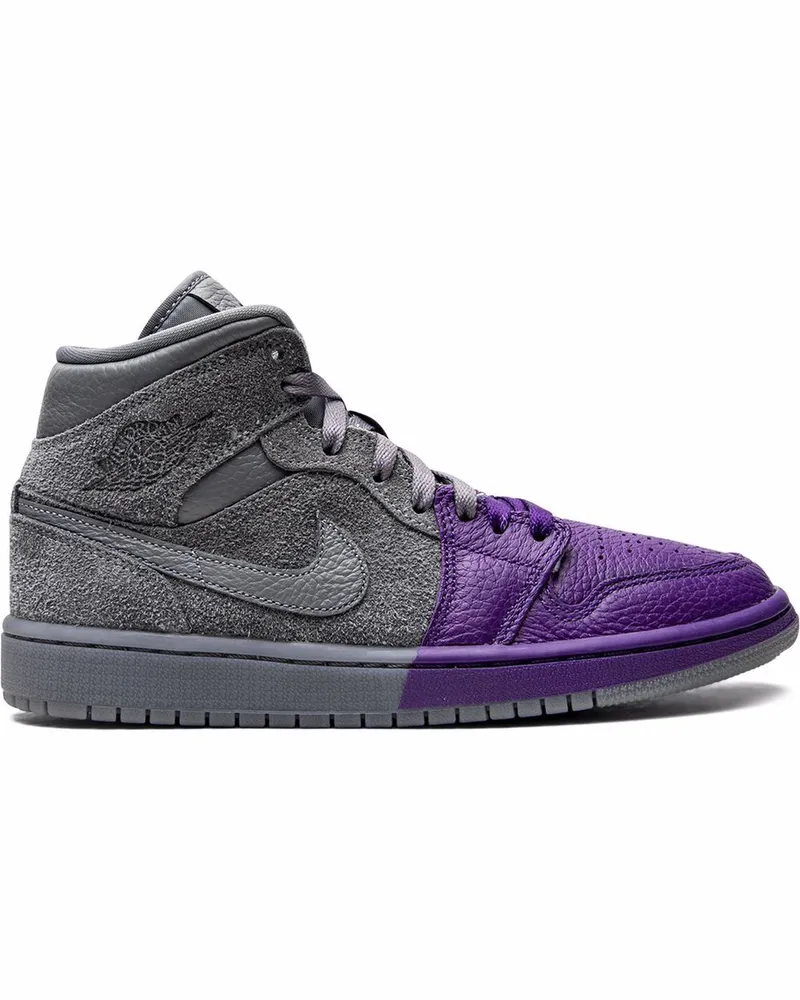 Jordan Air  1 Mid Sneakers - Grau Grau