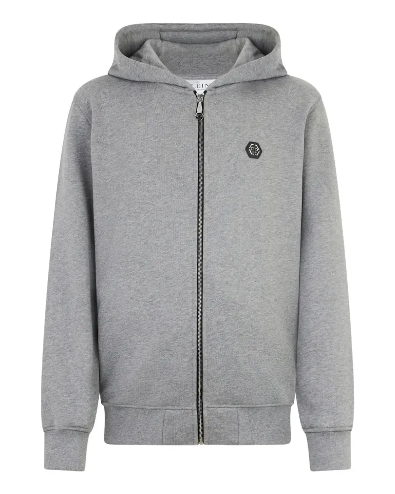 Philipp Plein zip-up hoodie - Grau Grau