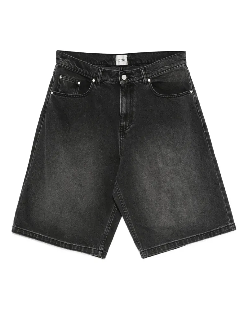 Arte Antwerp faded-effect five-pocket shorts - Grau Grau