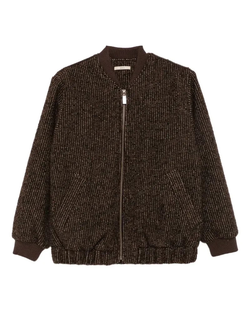 Sessùn Heavelyn Jacke mit Tweed-Effekt - Braun Braun
