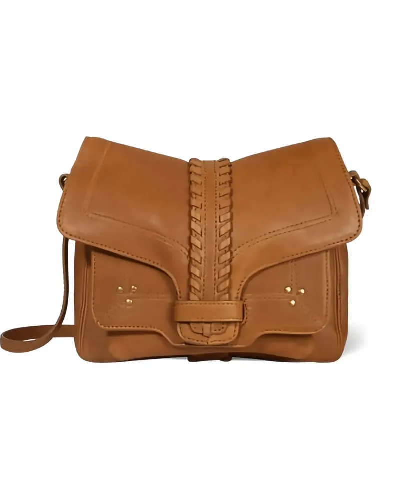 Jérôme Dreyfuss Geflochtene Harry S Umhängetasche - Braun Braun