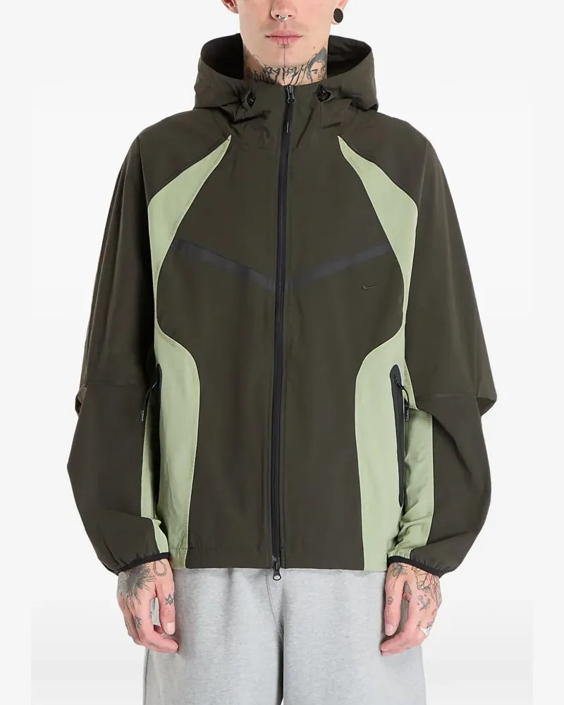 Nike Dri-FIT woven color-block windrunner jacket - Grün Grün