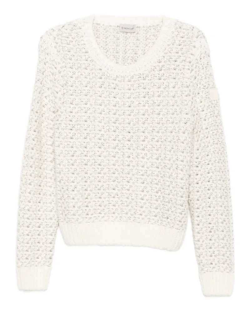 Moncler Sweatshirt mit rundem Ausschnitt - Nude Nude