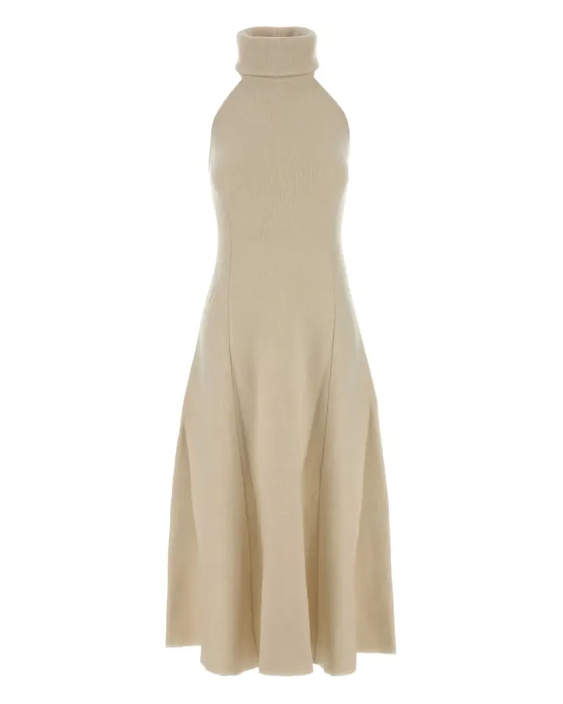 Magda Butrym Neckholder-Midikleid - Nude Nude