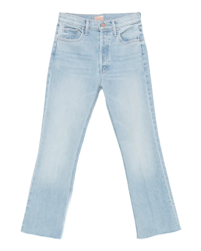 Mother The Tripper Flood Fray Jeans mit ausgefranstem Schnitt - Blau Blau