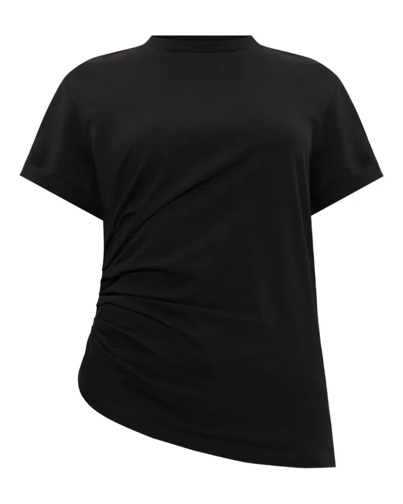 Victoria Beckham Asymmetrisches T-Shirt - Schwarz Schwarz