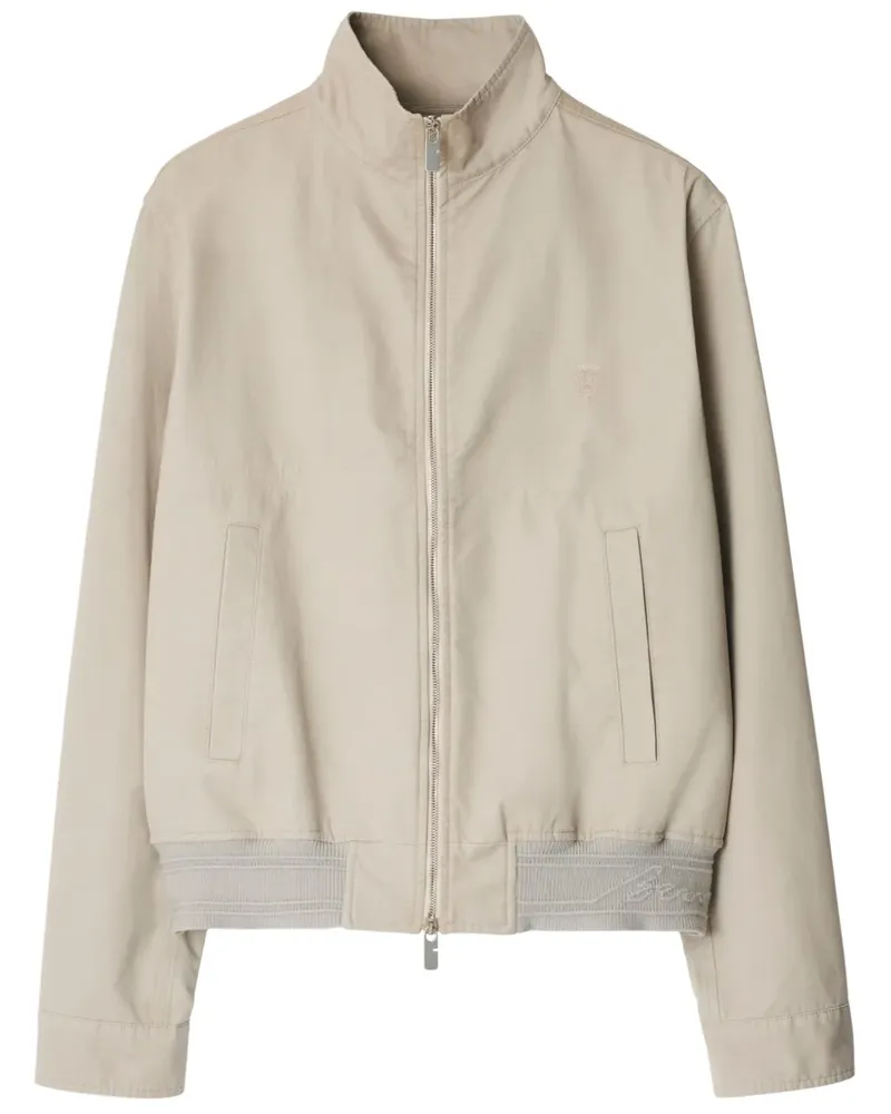 Burberry Klassische Harrington-Jacke - Nude Nude