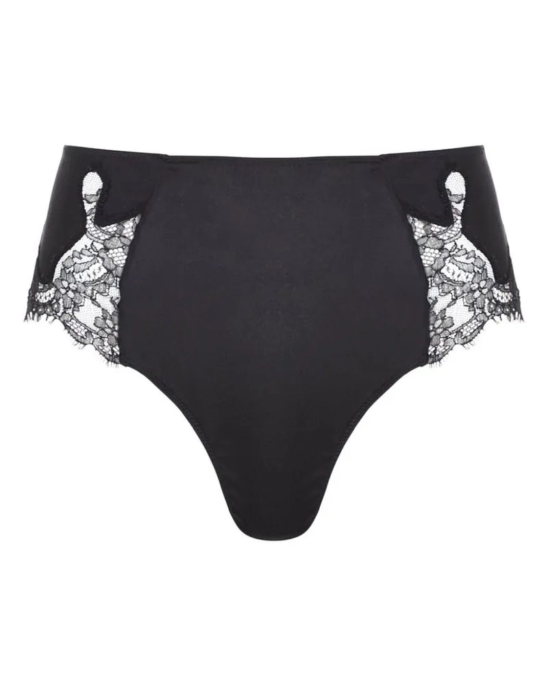 Kiki De Montparnasse Giselle Slip mit hohem Bund - Schwarz Schwarz