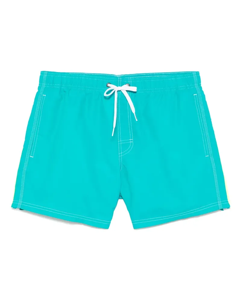 Sundek Badeshorts aus Taft - Blau Blau