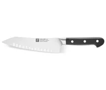 Rocking Santoku Messer aus Edelstahl - Schwarz