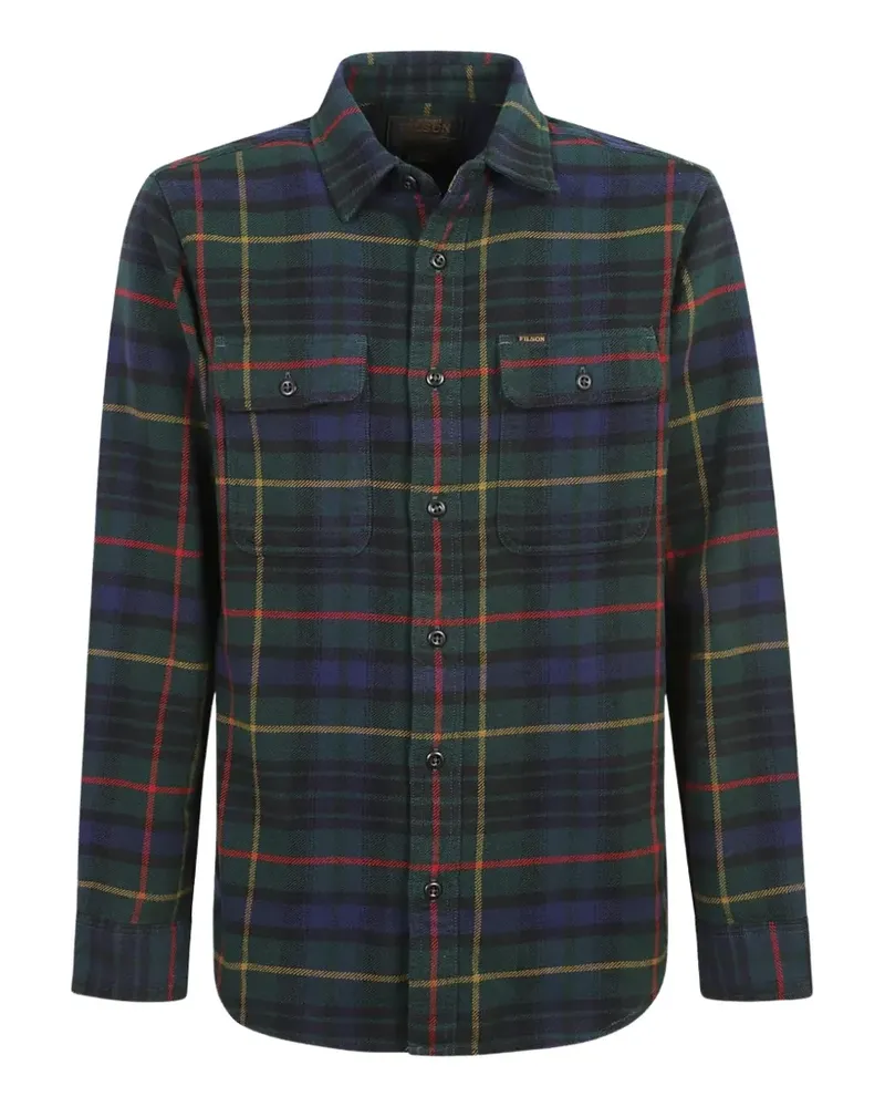 Filson Flanellhemd mit Schottenkaro - Grün Grün
