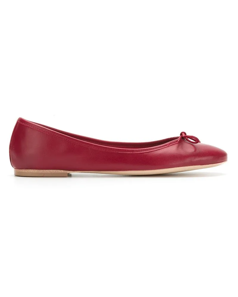 Sarah Chofakian Flache Ballerinas Rot