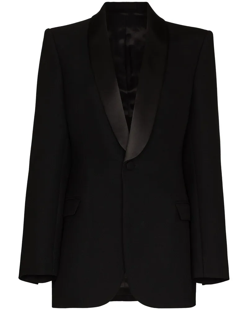 WARDROBE.NYC Einreihiger Blazer Schwarz