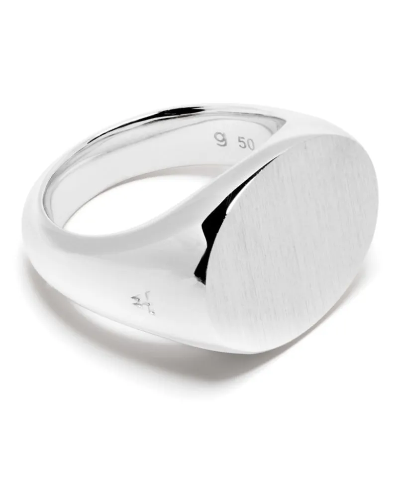 Tom Wood Ivy Siegelring aus Sterlingsilber Silber