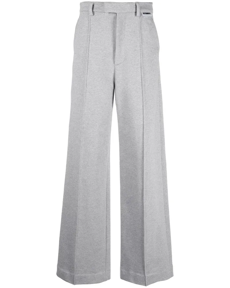 VETEMENTS Molton Jogginghose - Grau Grau