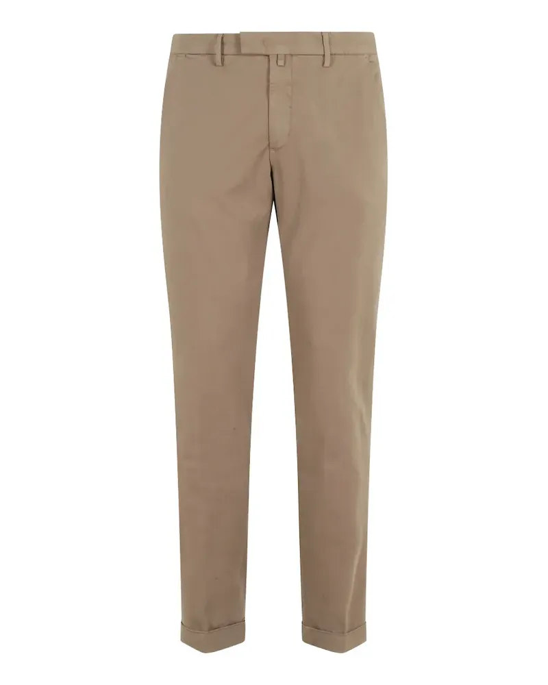 Briglia 1949 Schmale Hose mit Umschlag - Braun Braun
