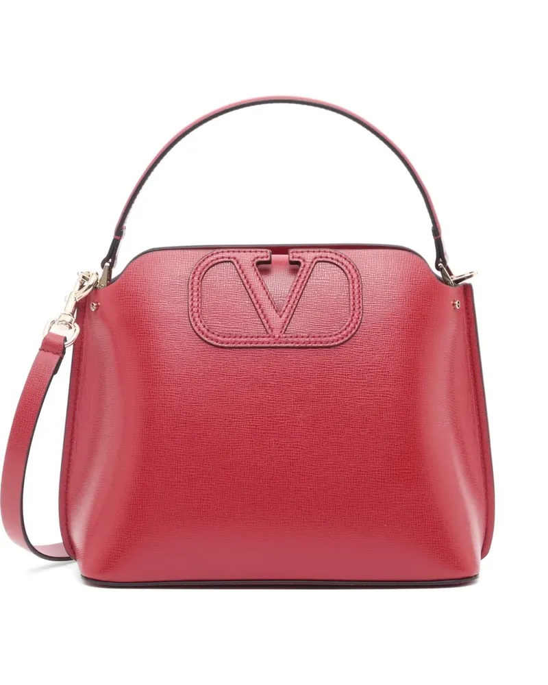 Valentino Garavani Fill Me handbag in grainy calfskin - Rot Rot
