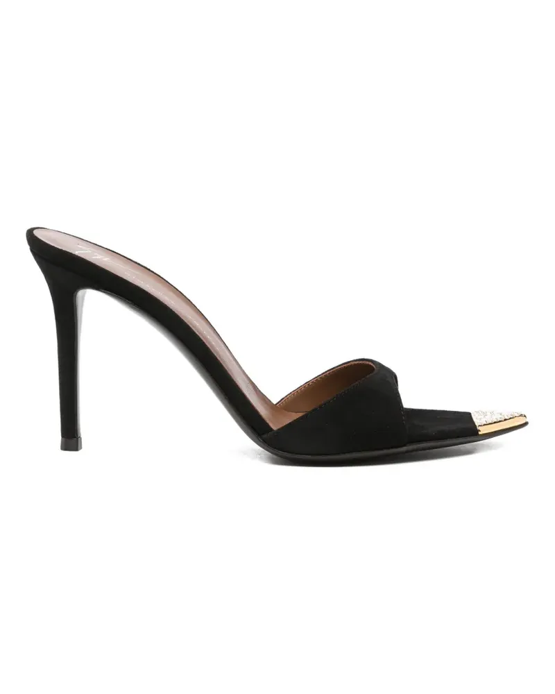 Giuseppe Zanotti Intriigo crystal-embellished pointed-toe sandals - Schwarz Schwarz