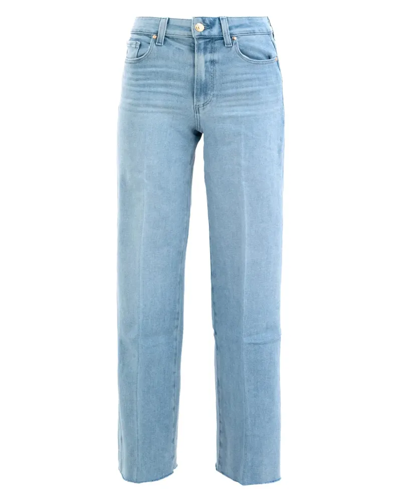 Paige Gerade Jeans - Blau Blau