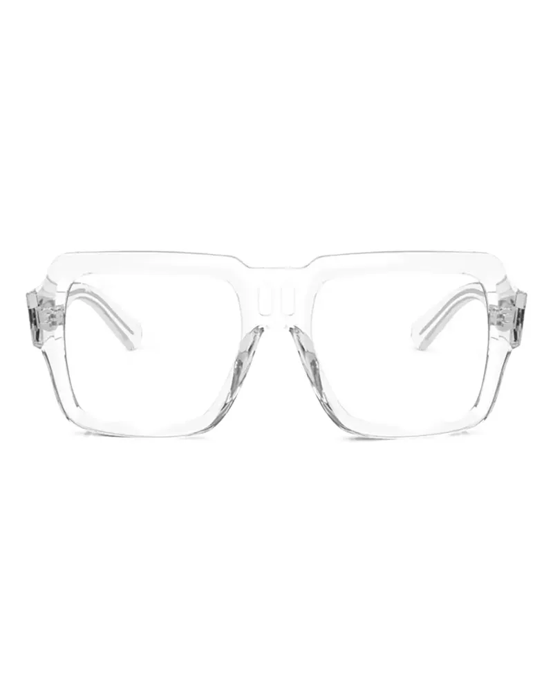 Ray Ban Magellan Brille mit geometrischem Gestell - Weiß Weiß