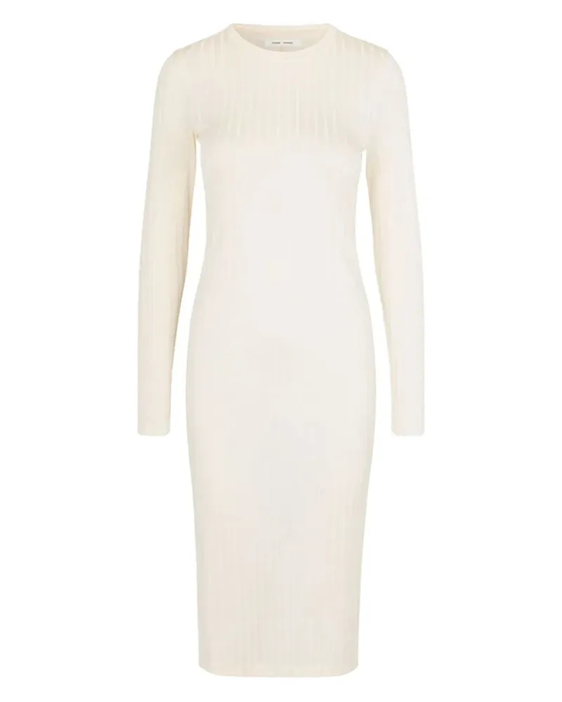 Samsøe & Samsøe Langärmeliges Jenari Midikleid - Nude Nude