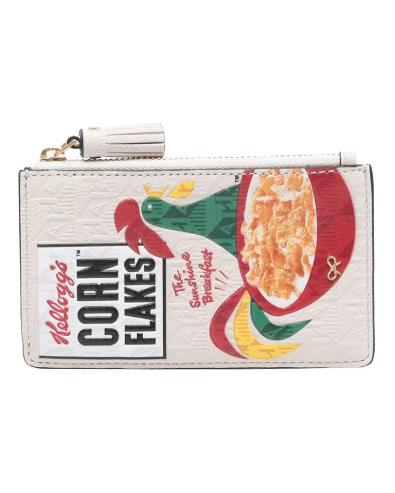Anya Hindmarch Anya Brands Portemonnaie - Weiß Weiß