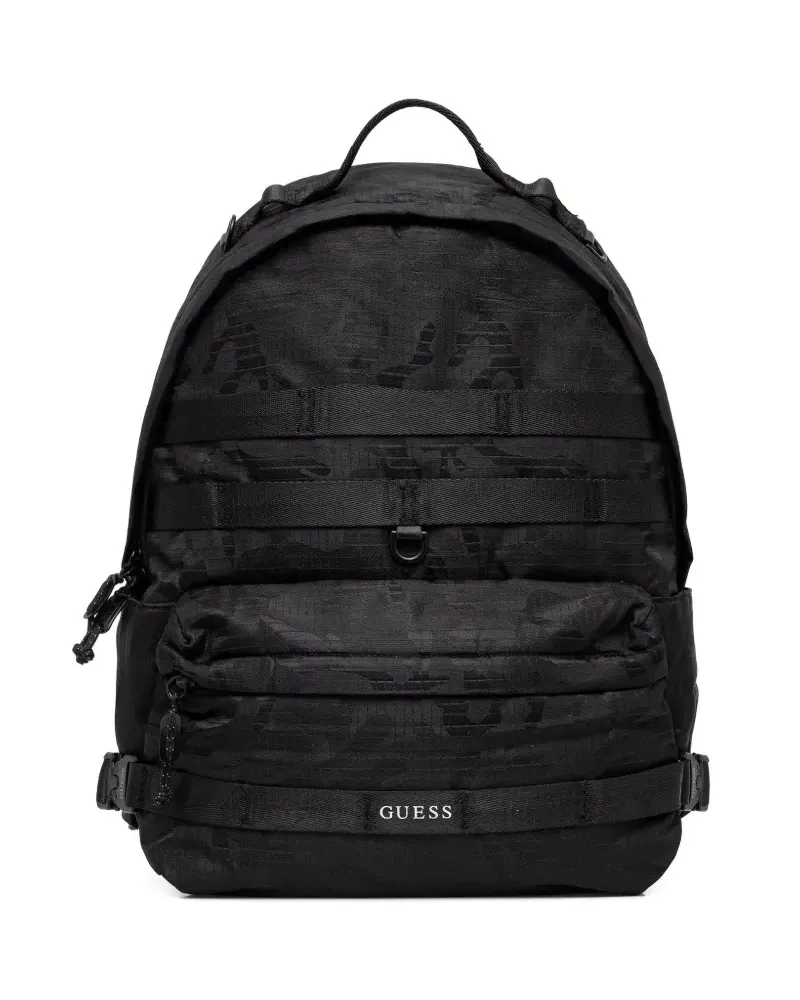 Guess Asti Camouflage Rucksack mit Henkel - Schwarz Schwarz