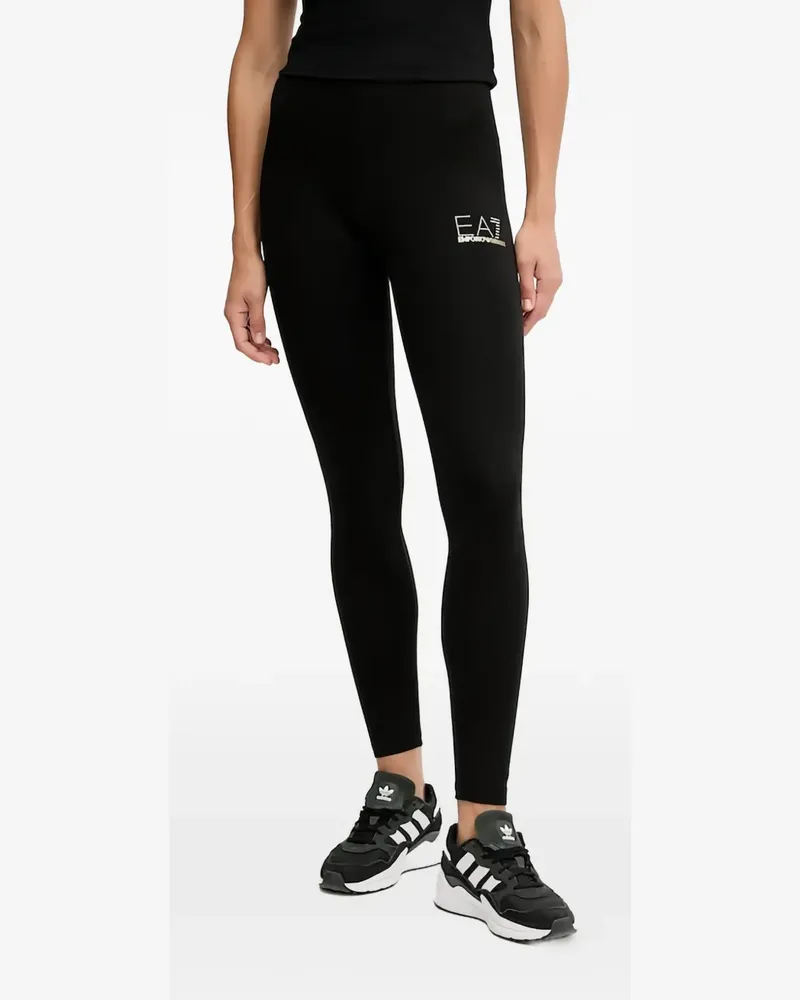 EA7 logo-detail leggings - Schwarz Schwarz