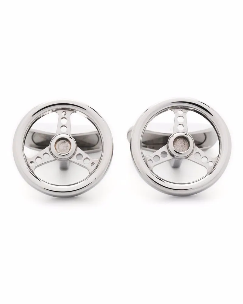 Chopard Racing Steering Wheel Manschettenknöpfe - Silber Silber