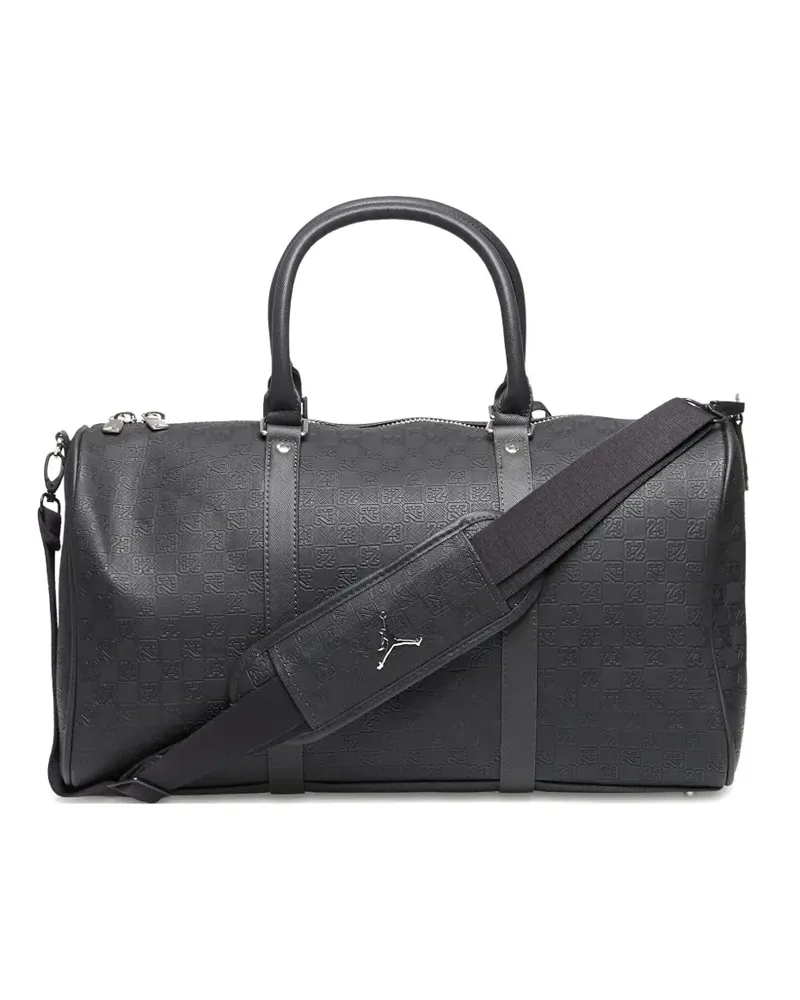 Jordan Reisetasche mit Monogramm-Patch - Schwarz Schwarz