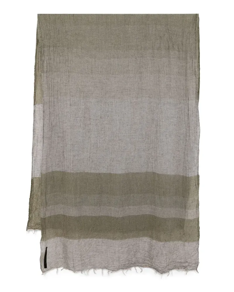 forme d'expression Gestreifter Musa Schal - Grau Grau