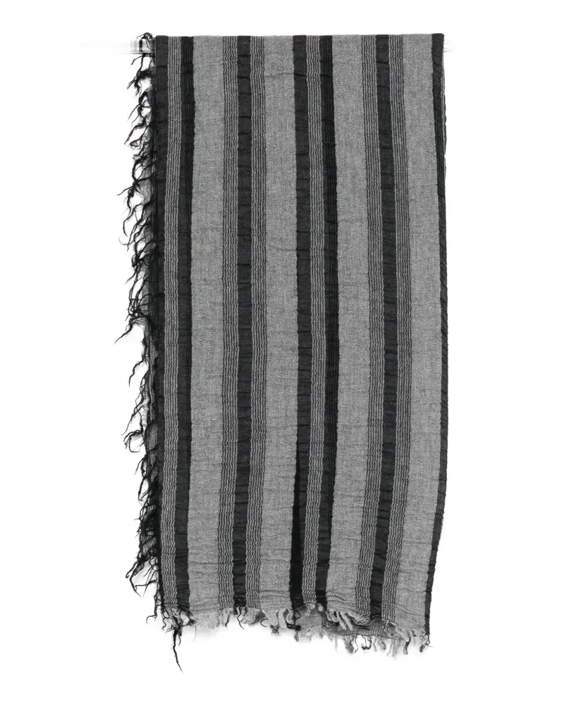 forme d'expression Schal mit ausgefransten Kanten - Grau Grau