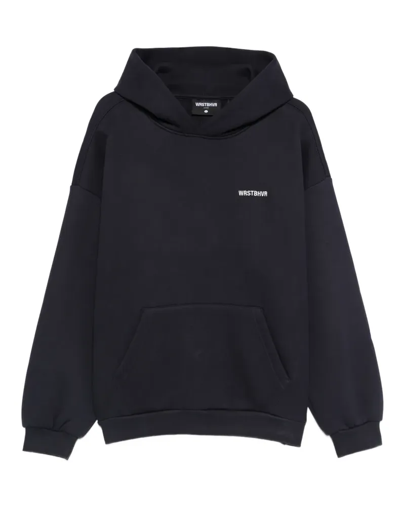 WRSTBHVR hooded pouch sweater - Blau Blau