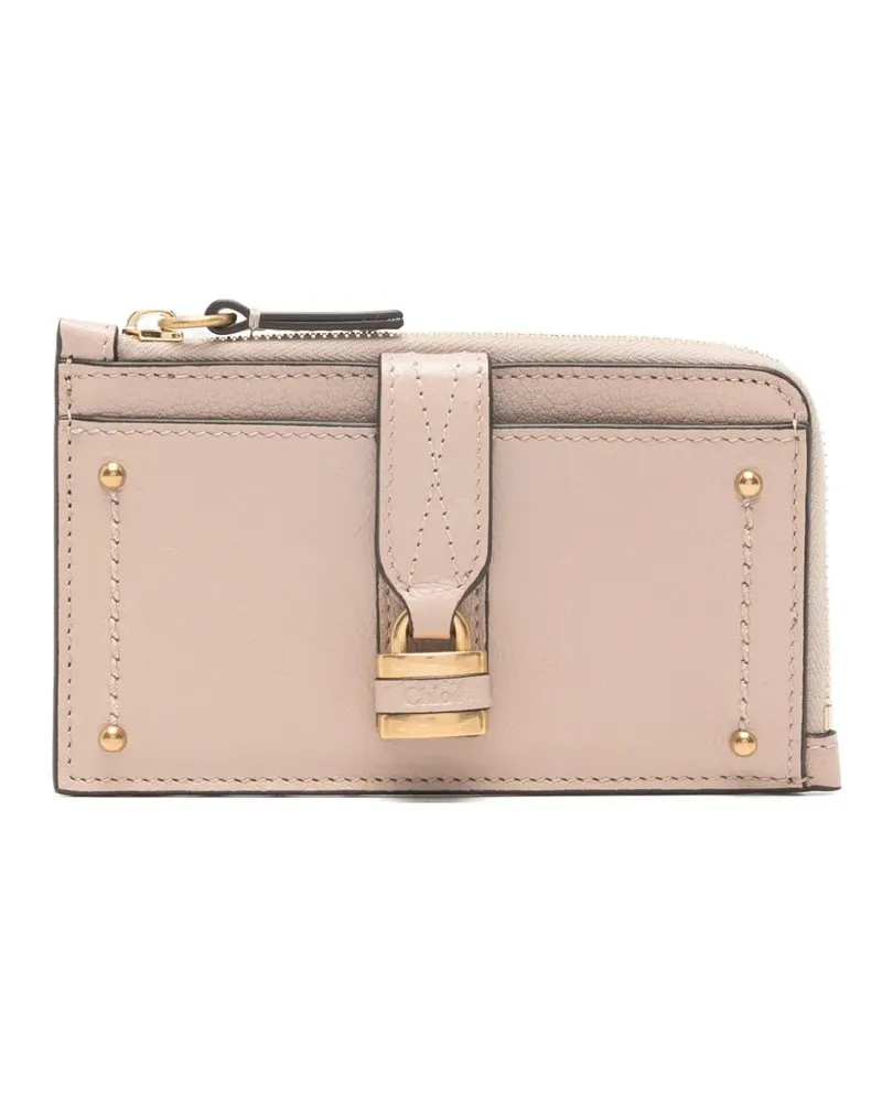 Chloé small Paddington leather wallet - Rosa Rosa