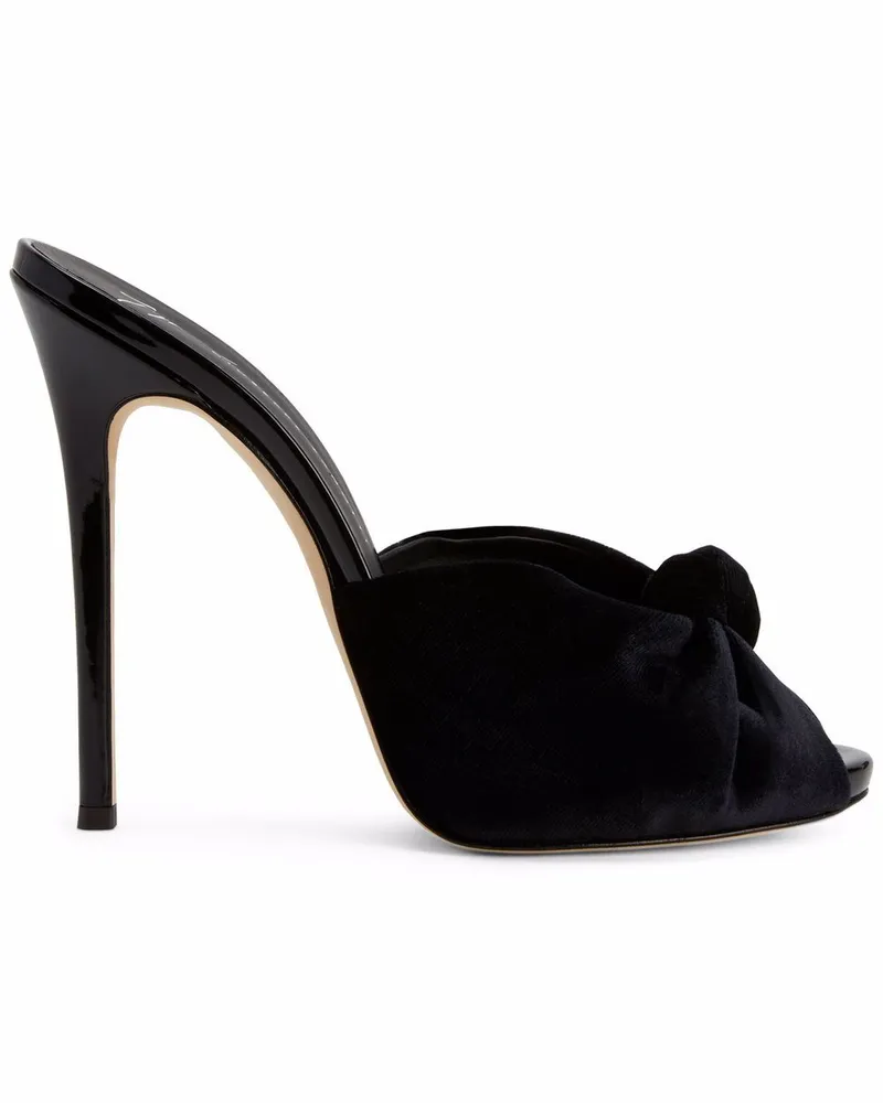 Giuseppe Zanotti Bridget Sandalen mit Knoten 120mm - Schwarz Schwarz