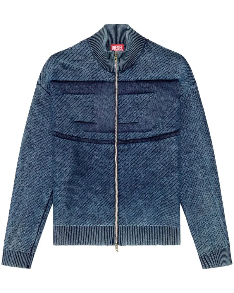 Diesel K-Klevery Pullover aus Bio-Baumwolle Blau