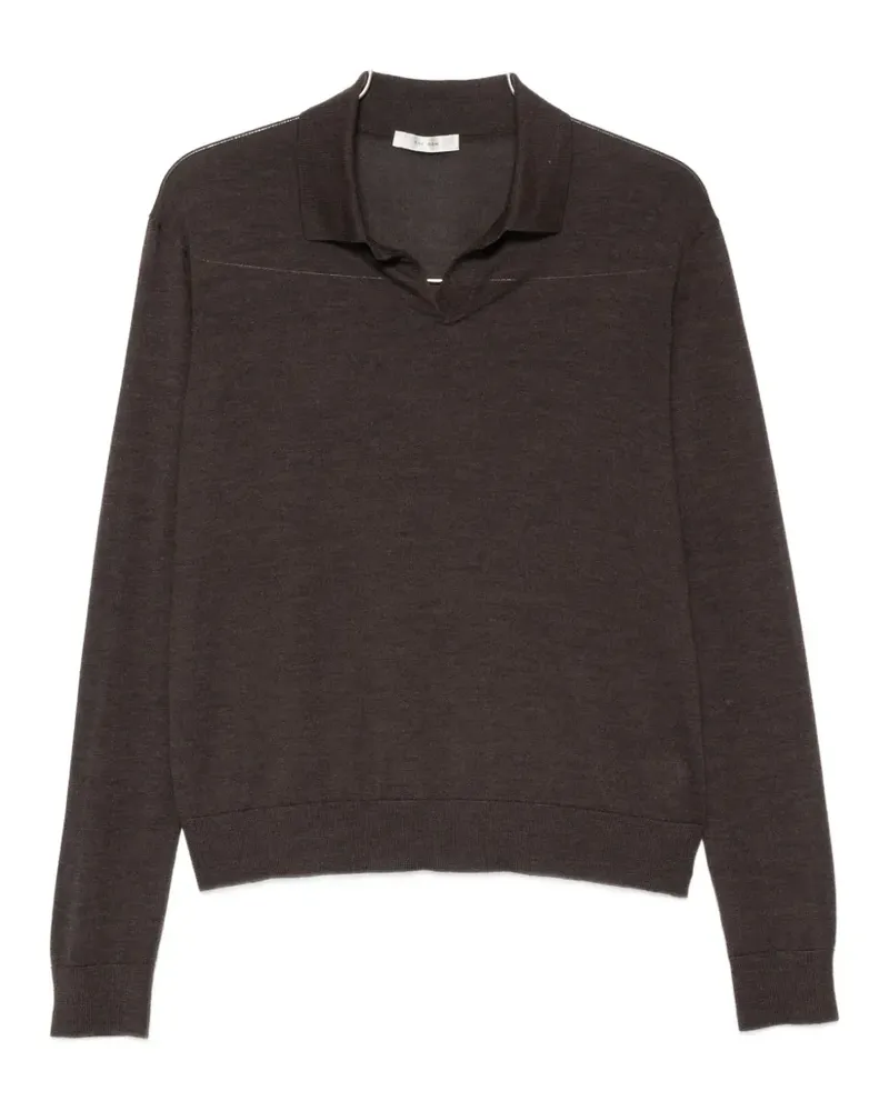 The Row Pauli long-sleeve top - Braun Braun