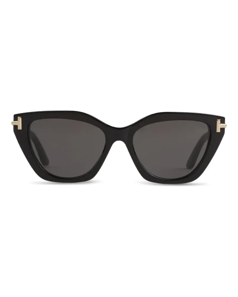 Tom Ford Cat-Eye-Sonnenbrille - Schwarz Schwarz