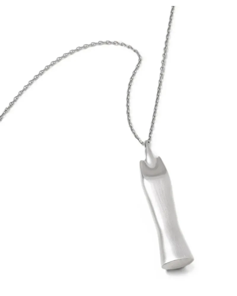 DRKSHDW by Rick Owens Sister sculptural-pendant necklace - Silber Silber