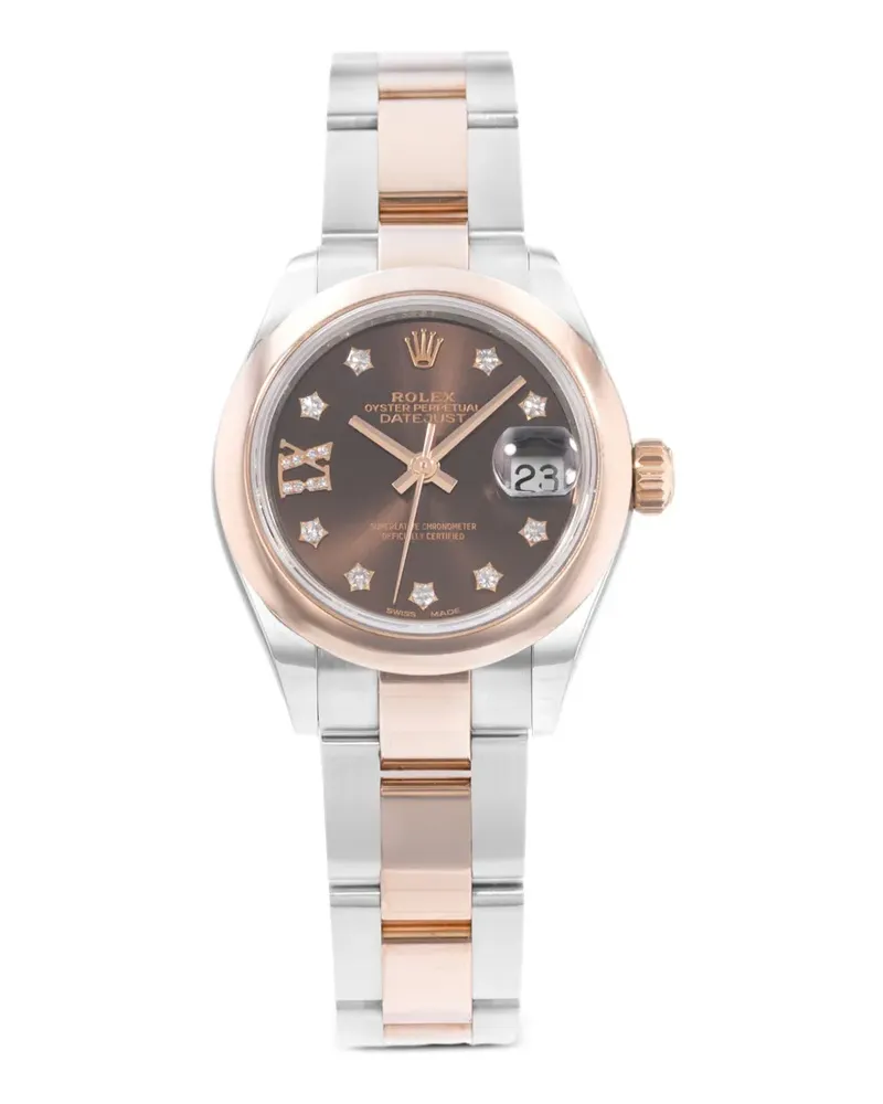 Rolex Datejust Armbanduhr 28mm - Braun Braun
