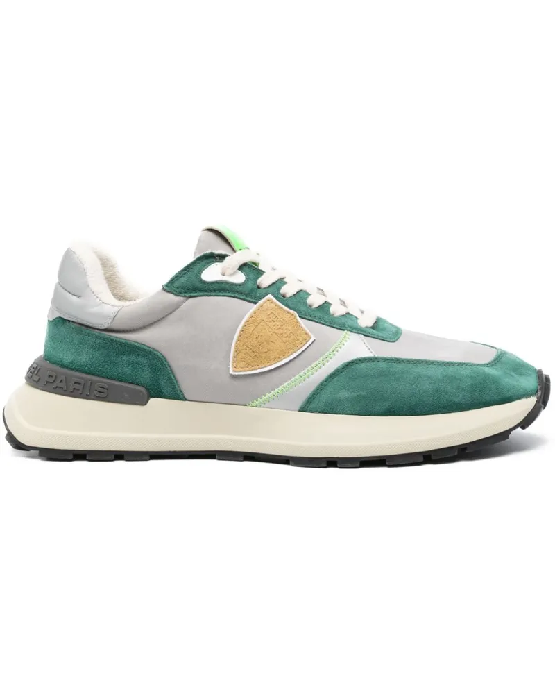 Philippe Model Antibes Sneakers mit Logo-Patch - Grün Grün