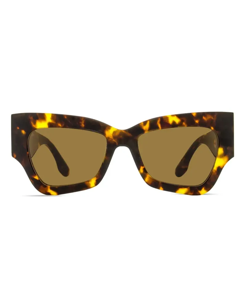Victoria Beckham Sonnenbrille mit Butterfly-Gestell - Braun Braun