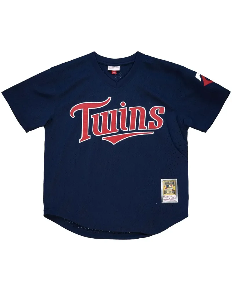Mitchell & Ness MLB Minnesota Twins 2002 David Ortiz T-Shirt - Blau Blau
